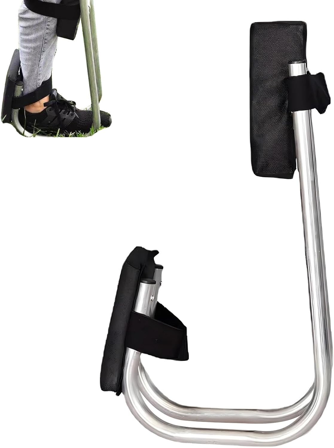 Shakven Portable Knee Seat Leg Brace Labor-Saving Tools | Thickened Kneeling Pad Knee Protection Ankle Support,Wearable Portable Kneeling Stool Labor-Saving Tools for Farm Work