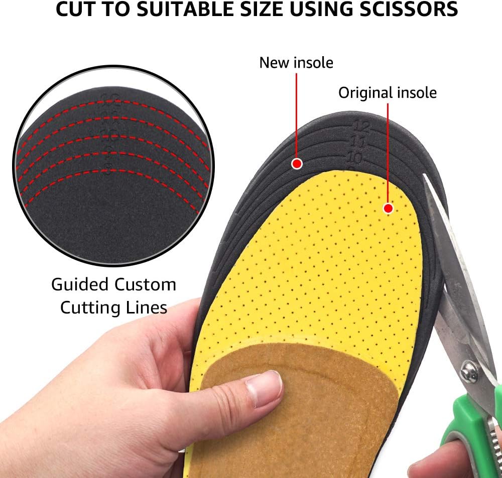 Dr. Foot's Arch Support Insoles, Relief from Plantar Fasciitis, Metatarsal and Heel Pain, Foot Pain (Medium(Women's 6-10/ Men's 5-8)) - Image 5