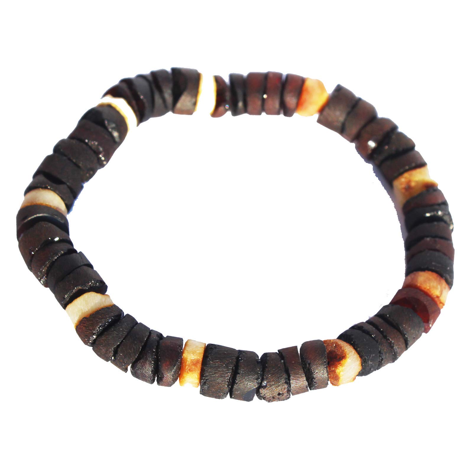 Unpolished Baltic Amber tube bead Bracelet, comes in a lovely gift box, unpolished baltic amber, amber jewellery