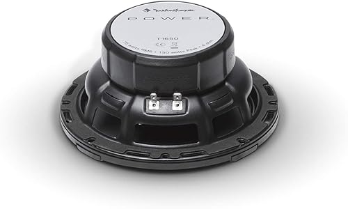Miniatura 6 de Rockford Fosgate T1650 Power 6.5" Altavoces coaxiales de rango completo de 2 vías - Negro (par)