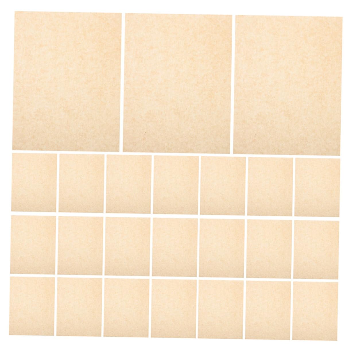 Carta per Fritti Antigoccia 500 Pezzi Grease Proof Paper per Pizza, Grigliata e Frittura, Carta Oleata per Cucina Finitura Rustica