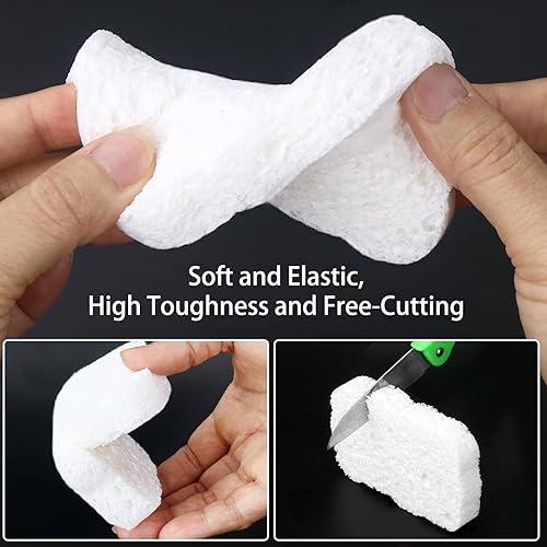 Miniatura 6 de YTLX 6 esponjas de limpieza para el hogar de alta resistencia, sin arañazos, esponjas multiusos reutilizables para el hogar, cocina, baño, esponjas