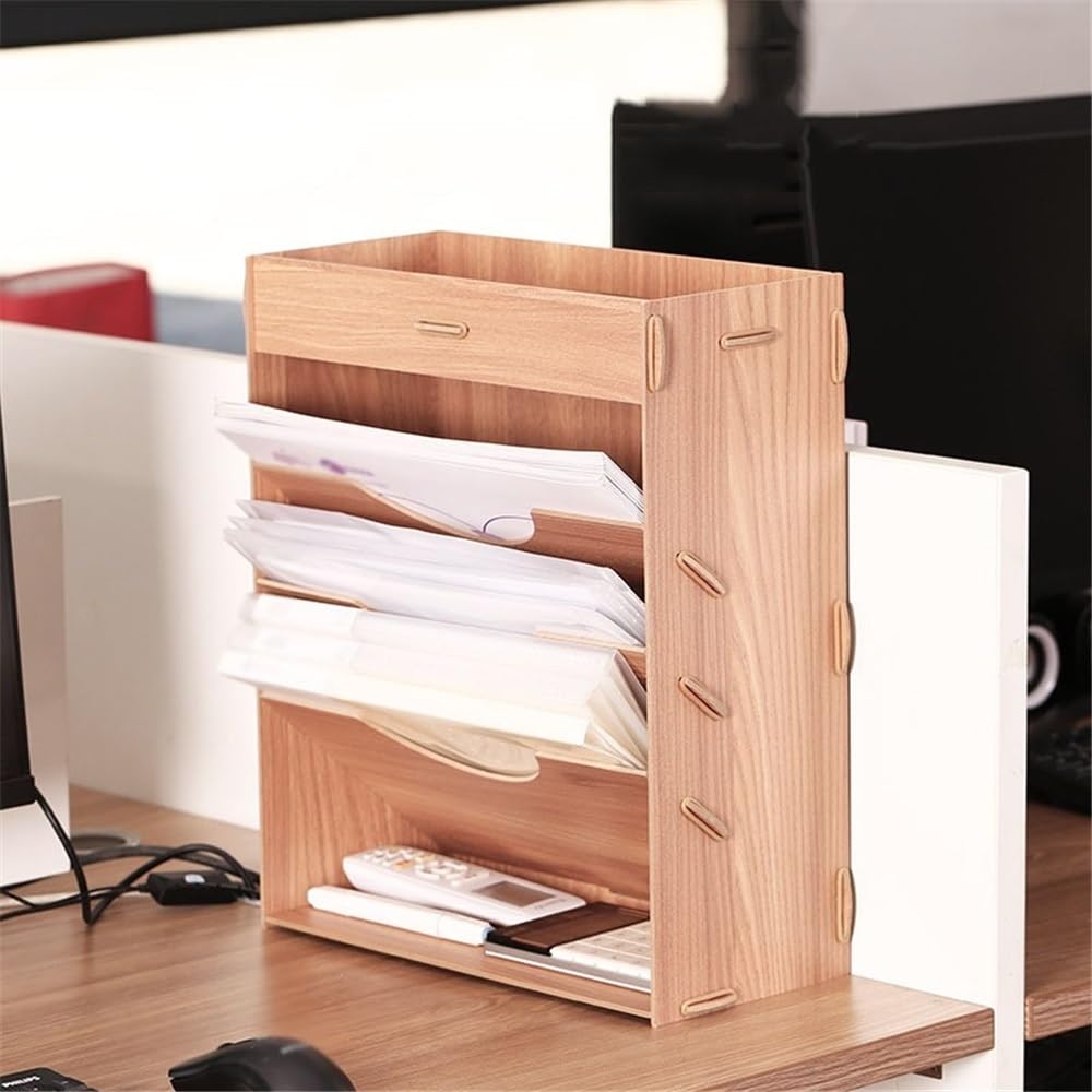 Organizzatori di file Portadocumenti, organizzatore di posta, portariviste, portadocumenti, vaschette for lettere(Bruin)