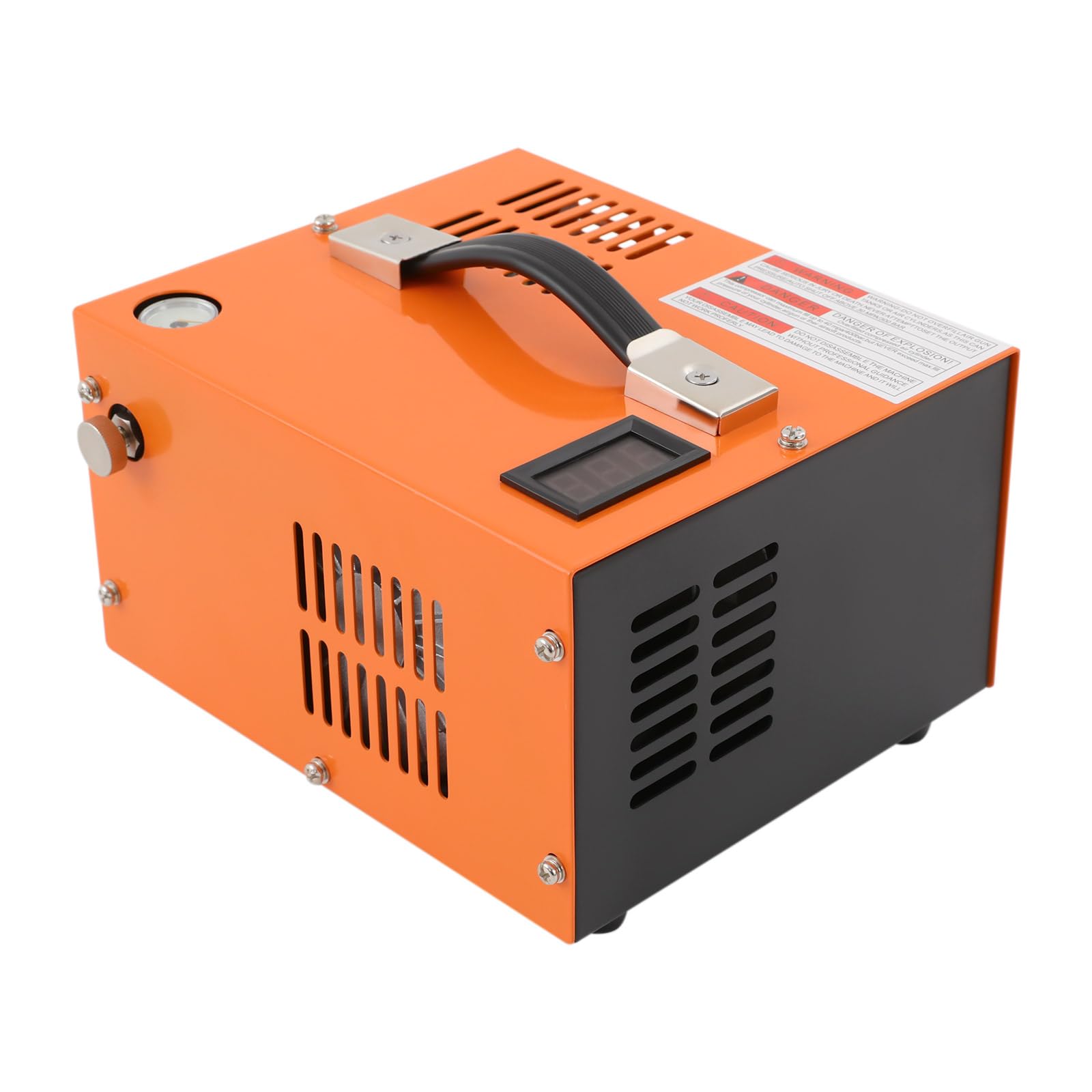 PCP Air Compressor 4500Psi 30Mpa,12V DC/110V AC PCP Air Compressor Pump with Built-in Fan…