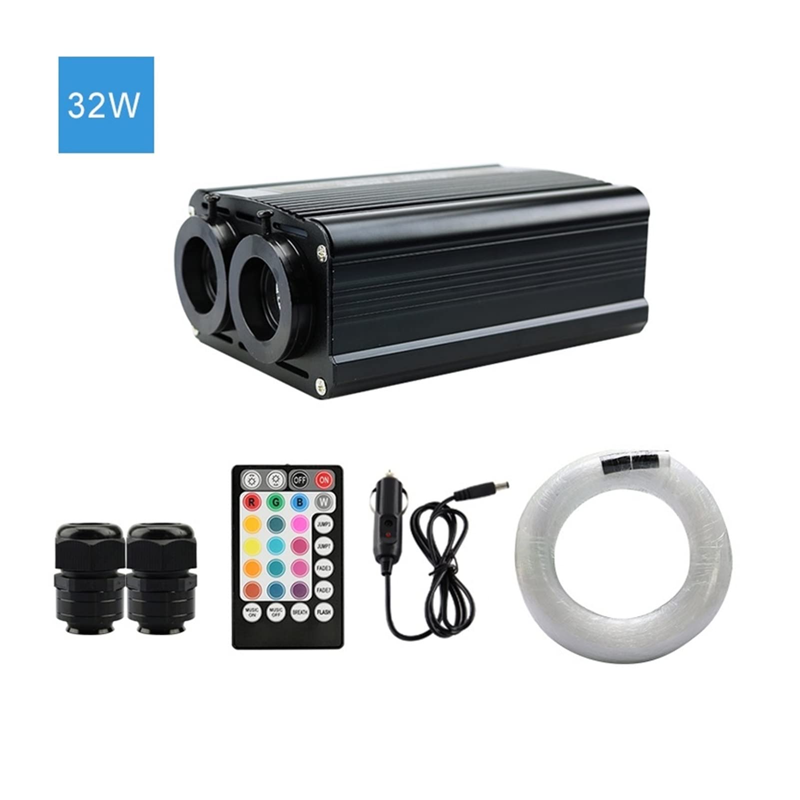 Samochód PROWADZONY Wnętrze gwiaździste niebo Lampy sufitowe Auto Lampa Dachowa Światłowód Light Buttooth Kontrola majsterkowanie Modyfikacja samochodu 32 W Wysoka Jasność(Only light source)