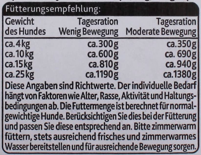 Edeka Feine Pastete mit Rind Hundefutter, 10er Pack (10 x 300g)