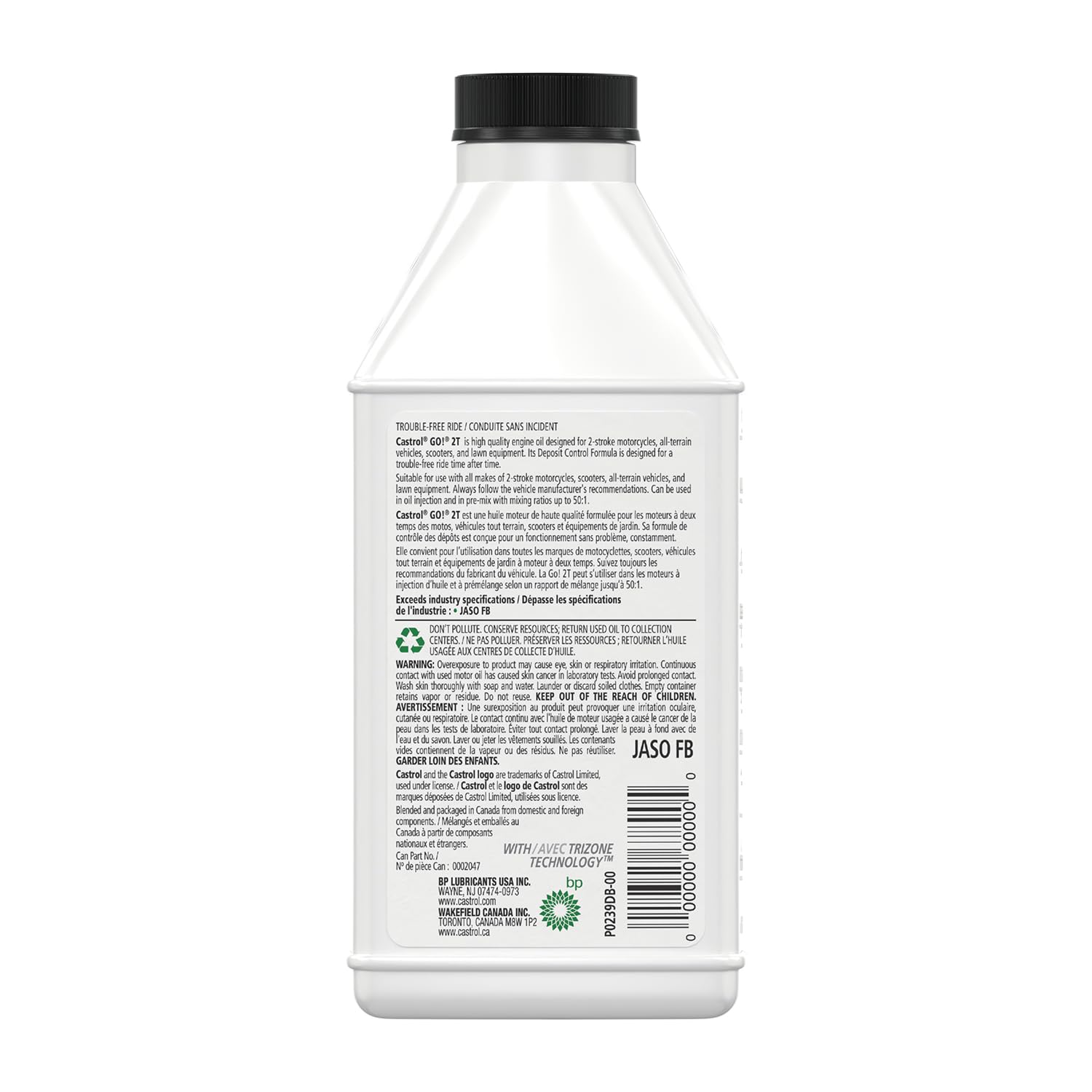 Castrol Go! 2T Two Stroke Motor Oil 500ml : Amazon.ca: Automotive