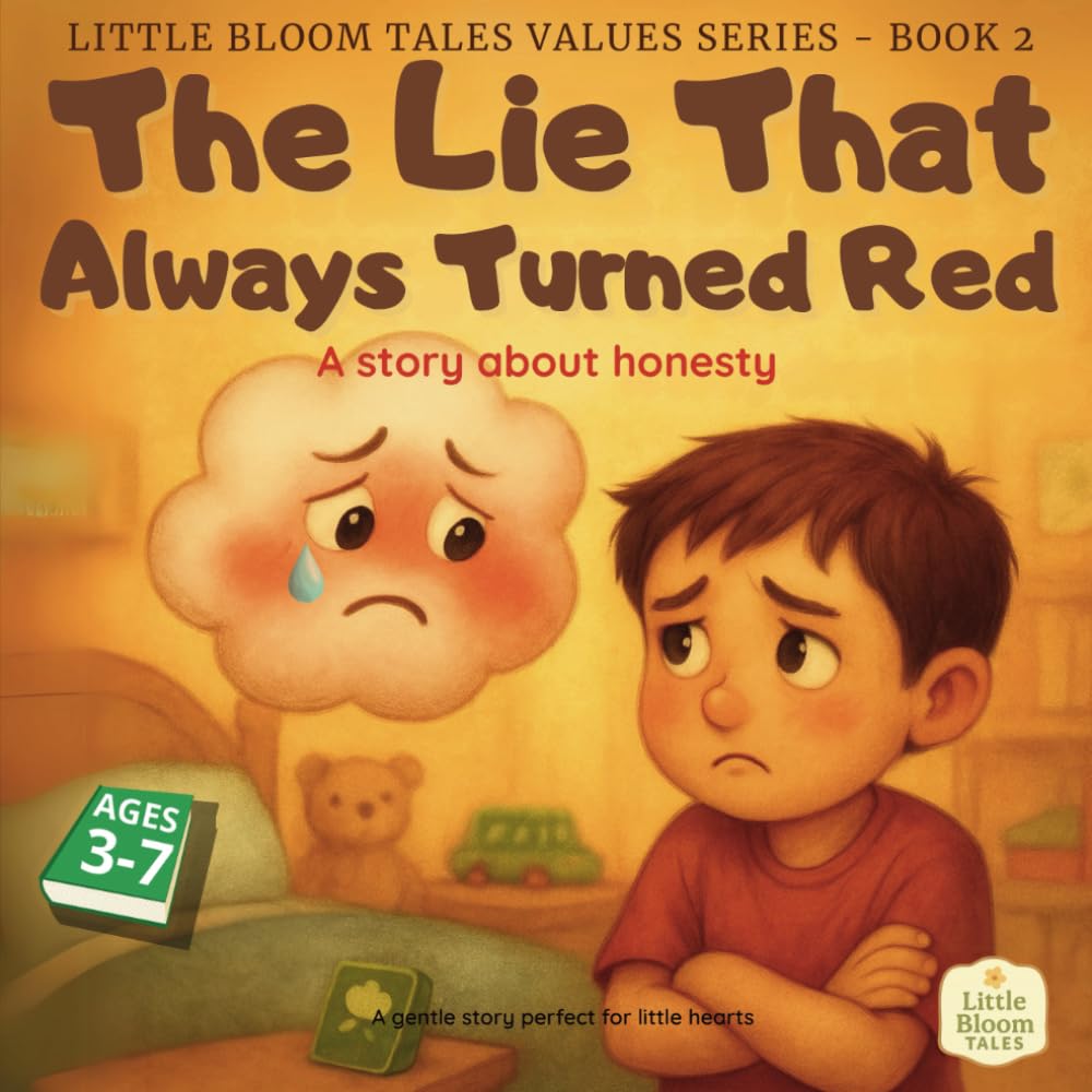 The Lie That Always Turned Red: A Heartwarming Story About Honesty, Truth-Telling, and Courage for Kids Ages 3–7 (The Little Bloom Tales Values Series)