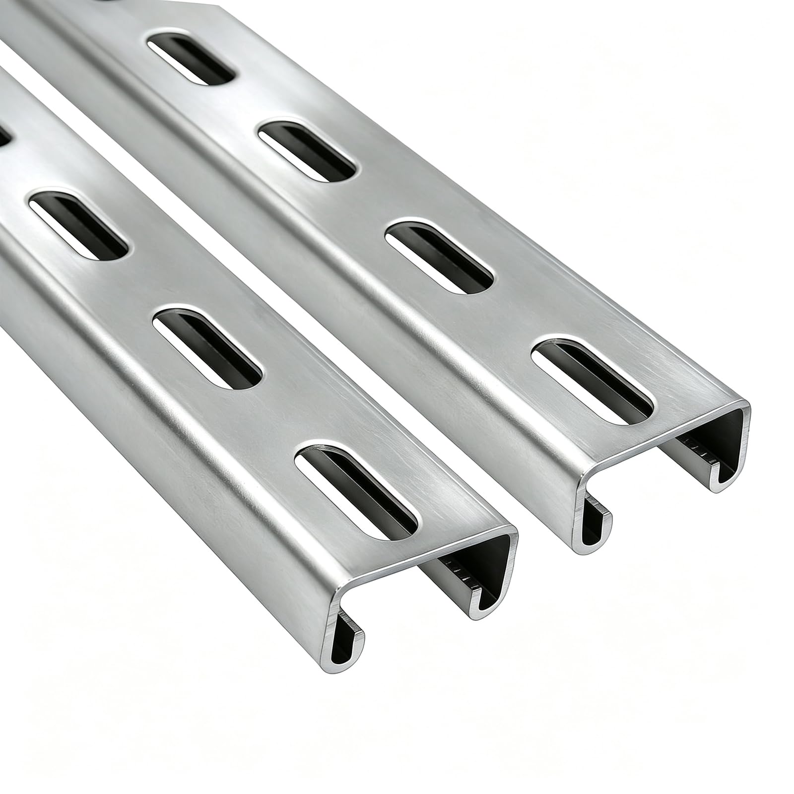 Strebenk 1-1,6 x 2,1 x 50 cm, 500 mm, Edelstahl, 14 Gauge, 2 Stück