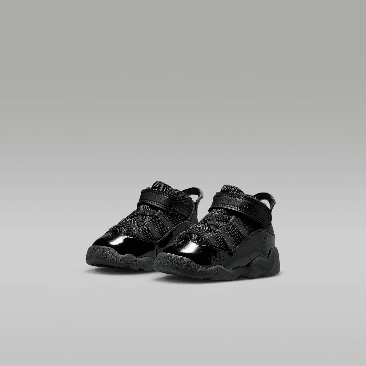 Jordan 6 Rings Baby/Toddler Shoes (323420-026, Black/Anthracite/Fire Red) Size 5