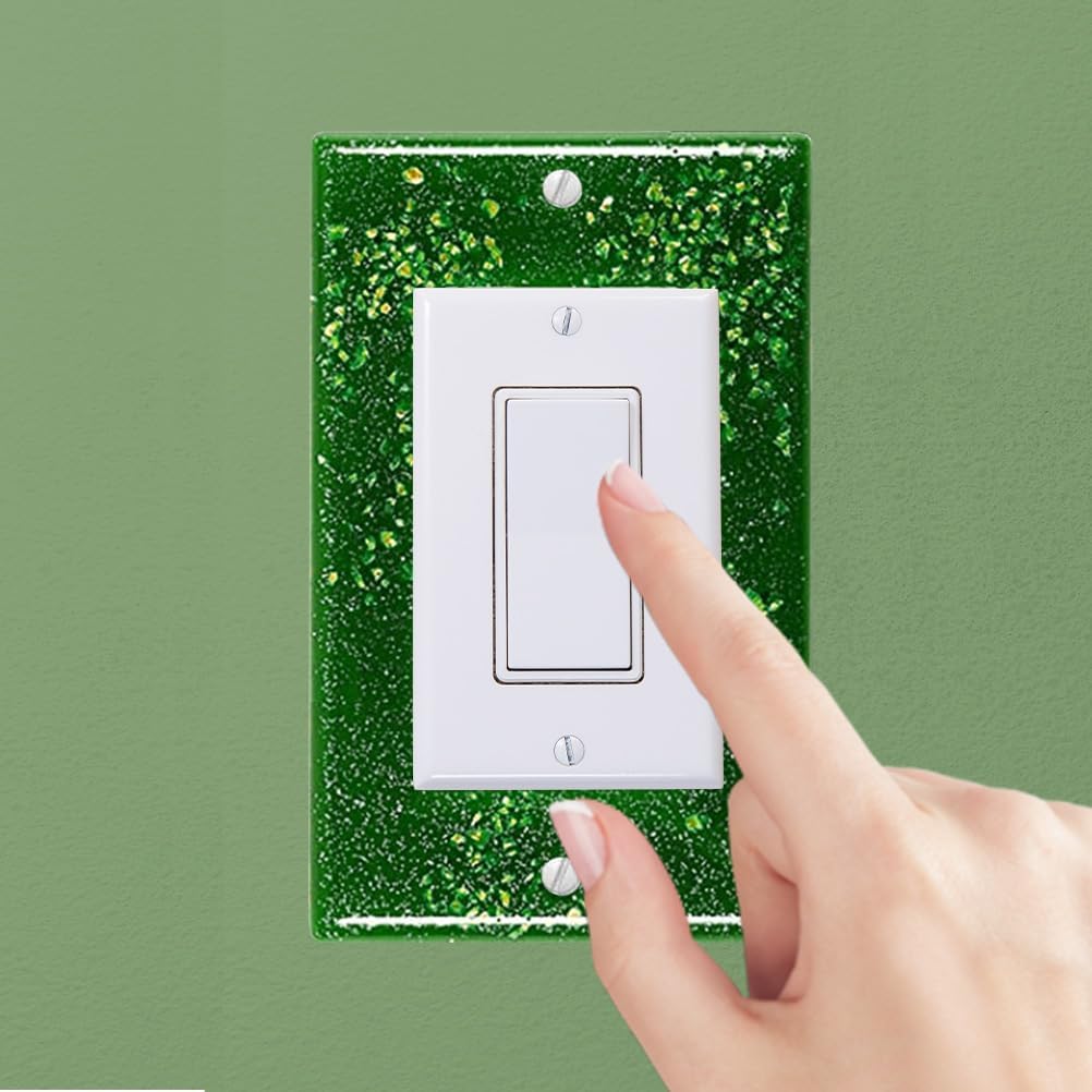 OTYMIOW 7PCS Light Switch Cover Resin Molds Kit, Epoxy Resin Molds for Switch Socket Panel, Silicone Molds for Resin Outlet Cover Molds for DIY Crafts Making Home Decor