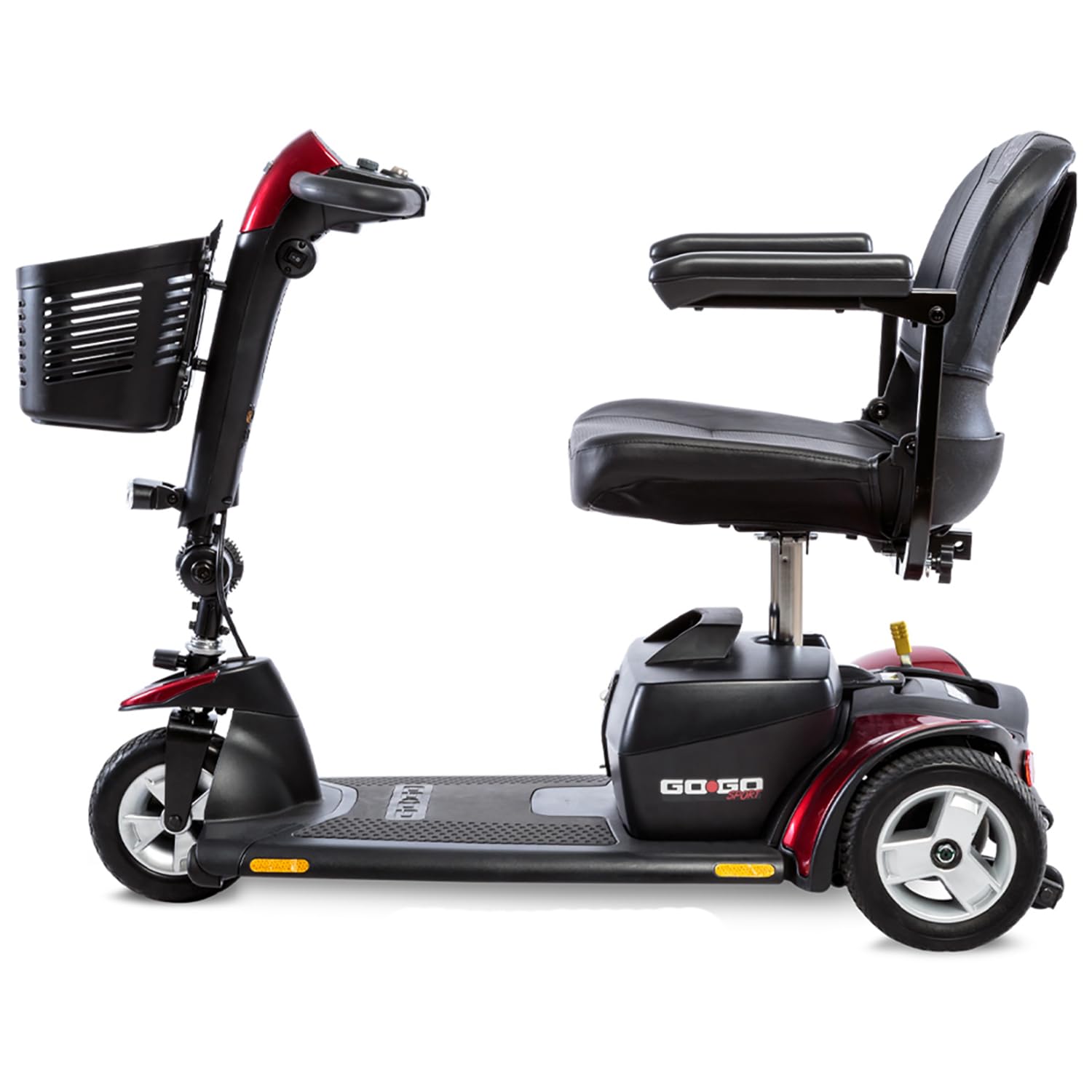 Pride Go Sport 3-kołowa hulajnoga mobilna, nośność 147 kg, z 5-letnim przedłużeniem Warr