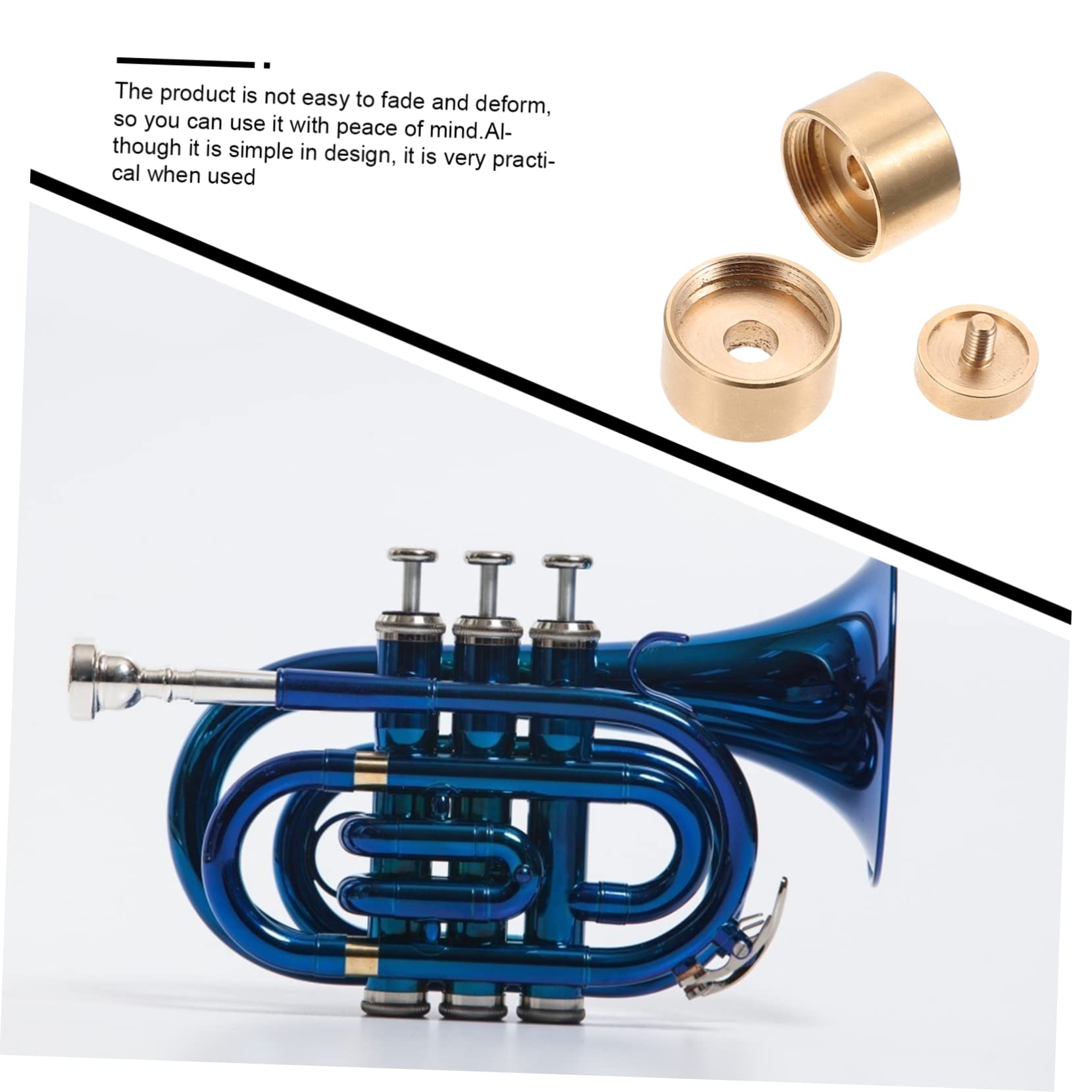 1set Pulsanti Per Tromba Accessori Musicali Compatti e Resistenti Facili Da Trasportare e Manutenere