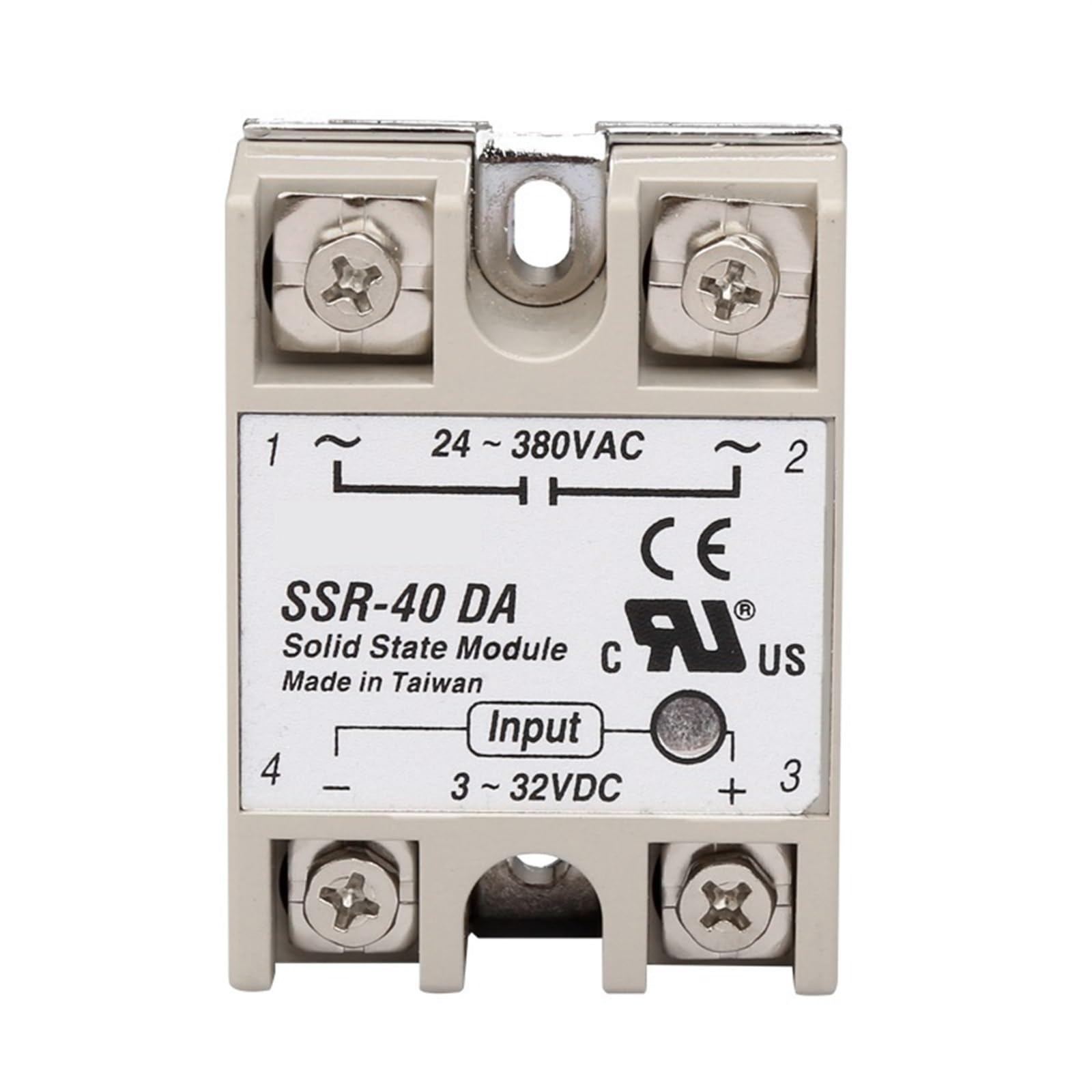 Relais à semi-conducteurs SSR 40DA DC-AC commutateur statique monophasé de puissance