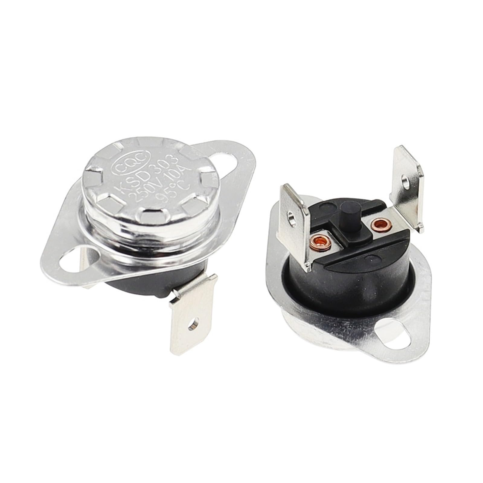 Termostato KSD303 97C NC 10A interruptor de temperatura con boton de reinicio 7