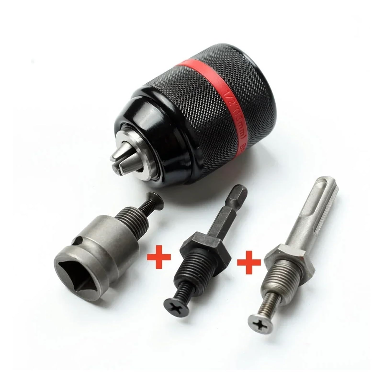 Strumenti hardware professionale in metallo resistente 1/2-20UNF 1.5-13mm mandrino autoserrante codolo esagonale/SDS/adattatore femmina quadrato presa | Chuck and SDS Plus