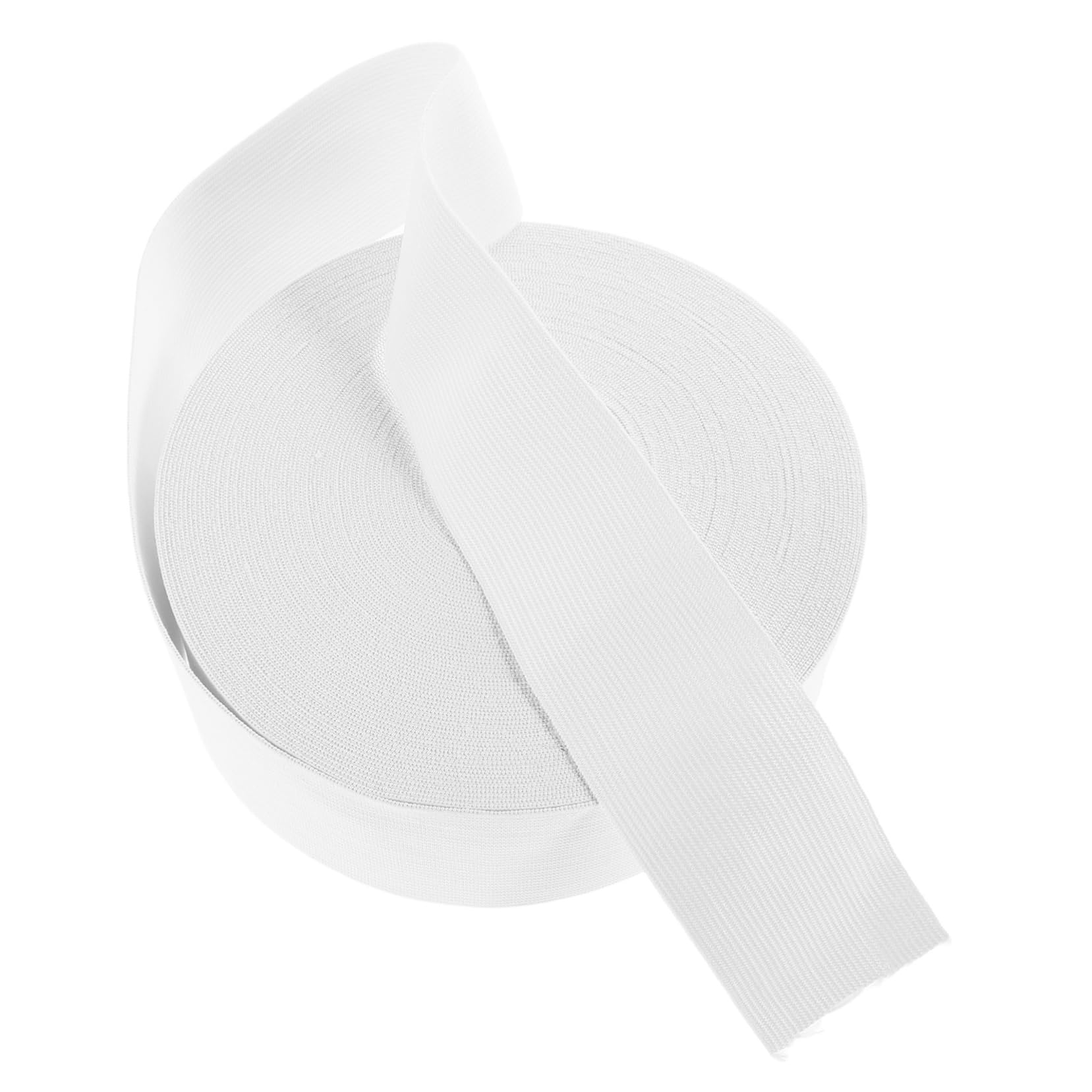 Housoutil Coser Bandas Elásticas Banda Elástica de Punto de Alta Elasticidad de Rollo Grueso de Cinturillas Puños y Ropa de Bricolaje