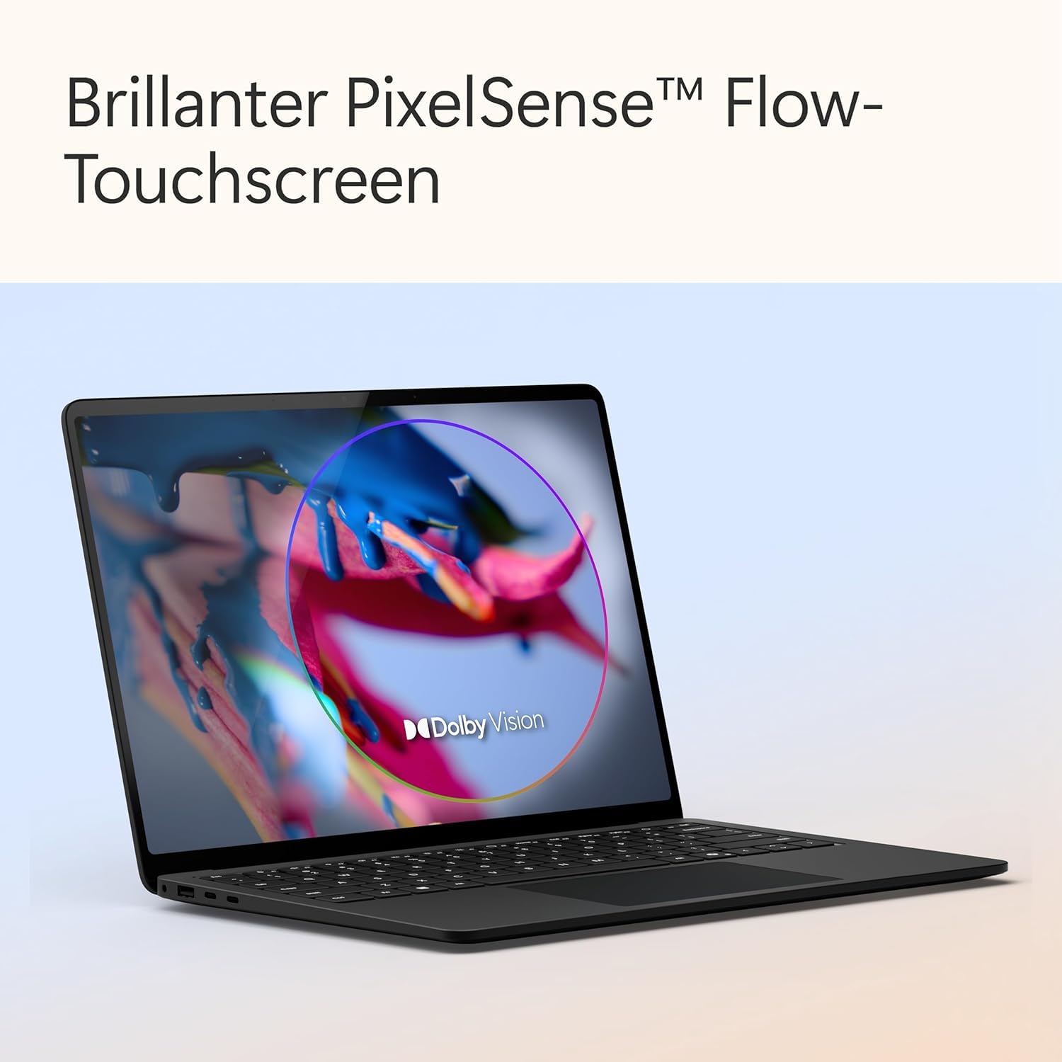 Microsoft Surface Laptop | Copilot+ PC | 15” Touchscreen | Snapdragon® X Elite (12 Kerne) | 16GB RAM | 512GB SSD | neuestes Modell, 7. Edition | Schwarz