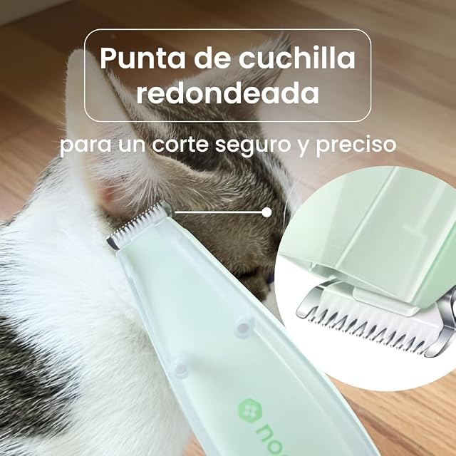 Foto 5 de 8 de NOERDEN Recortador, Peluquero portátil para Mascotas, Patas, Orejas, Cara, Ojos, Zonas sensibles
