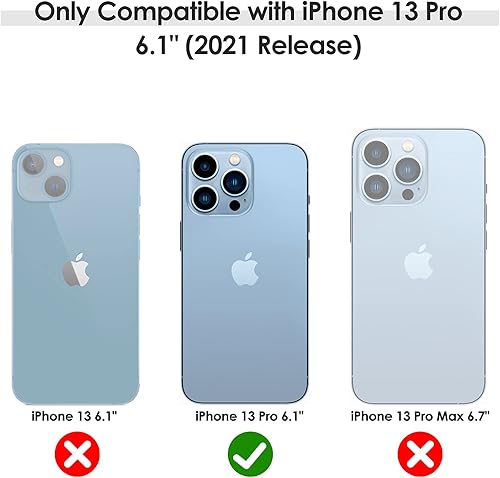 Miniatura 9 de LOHASIC Funda para iPhone 14 Pro Max, delgada, elegante, de lujo, de piel sintética, flexible, antideslizante, a prueba de golpes, protección