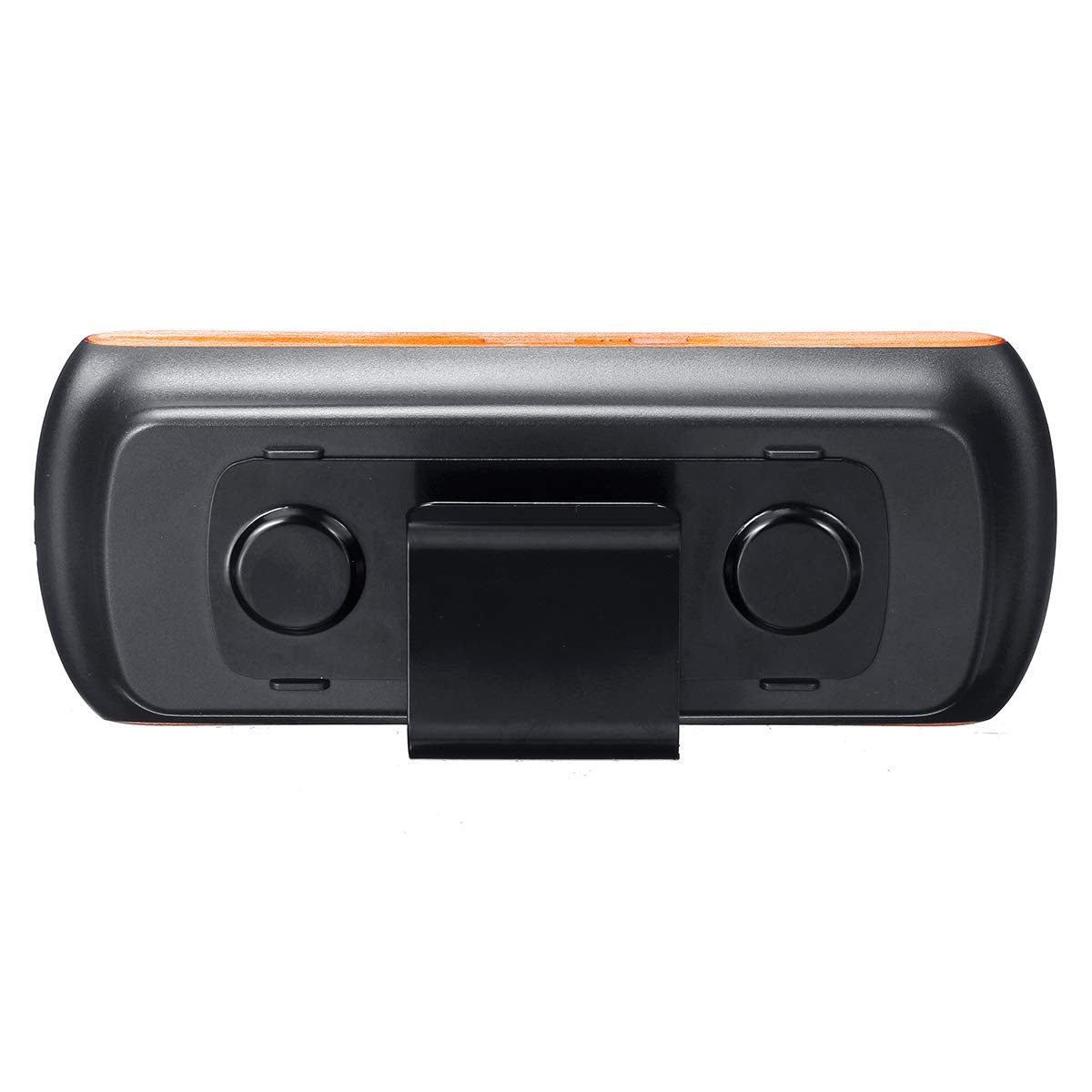 YONGYAO Visera para Coche, Teléfono con Bluetooth, Manos Libres, Altavoz, Reproductor de Música Móvil - Naranja