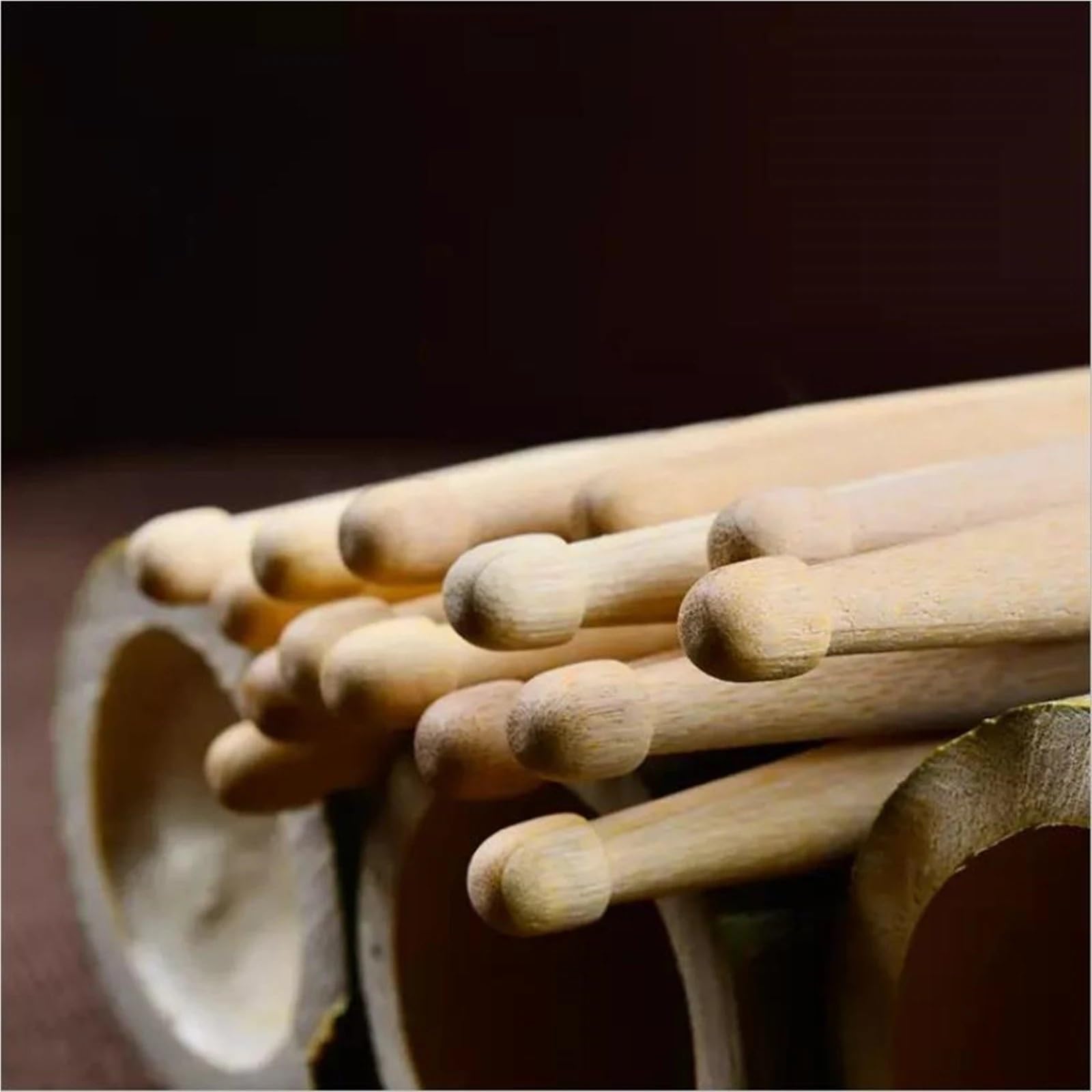 1 paar Drumsticks Licht mit tropfenförmigen Spitzen Musikinstrument Percussion Zubehör Für Profi(5A)