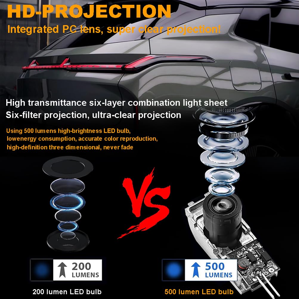 LED Proiettori Logo Mini Per Portiera – Luce Di Benvenuto Per Mini Cooper Clubman Countryman E Altri Modelli (08-) - 2