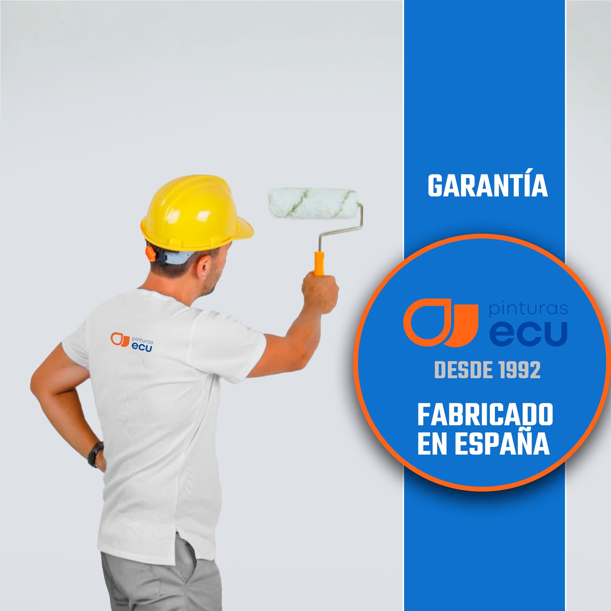 PINTURAS ECU - Pintura Suelos, Garajes y Pavimentos Deportivos en general - 4L - Acabado Mate - Protege y decora las superficies de hormigón, cemento y asfalto (Gris, 4 Litros)