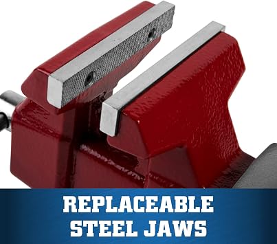 RIDGID 40195 Top Screw Bench Chain Vise and Wilton 4-1/2 Utility Bench Vise Pipe Clamping Tool Bundle