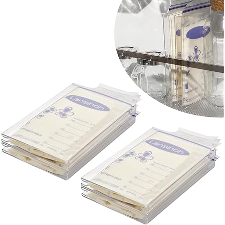 4-Pack Freeze Flat Breast Milk Storage Bag