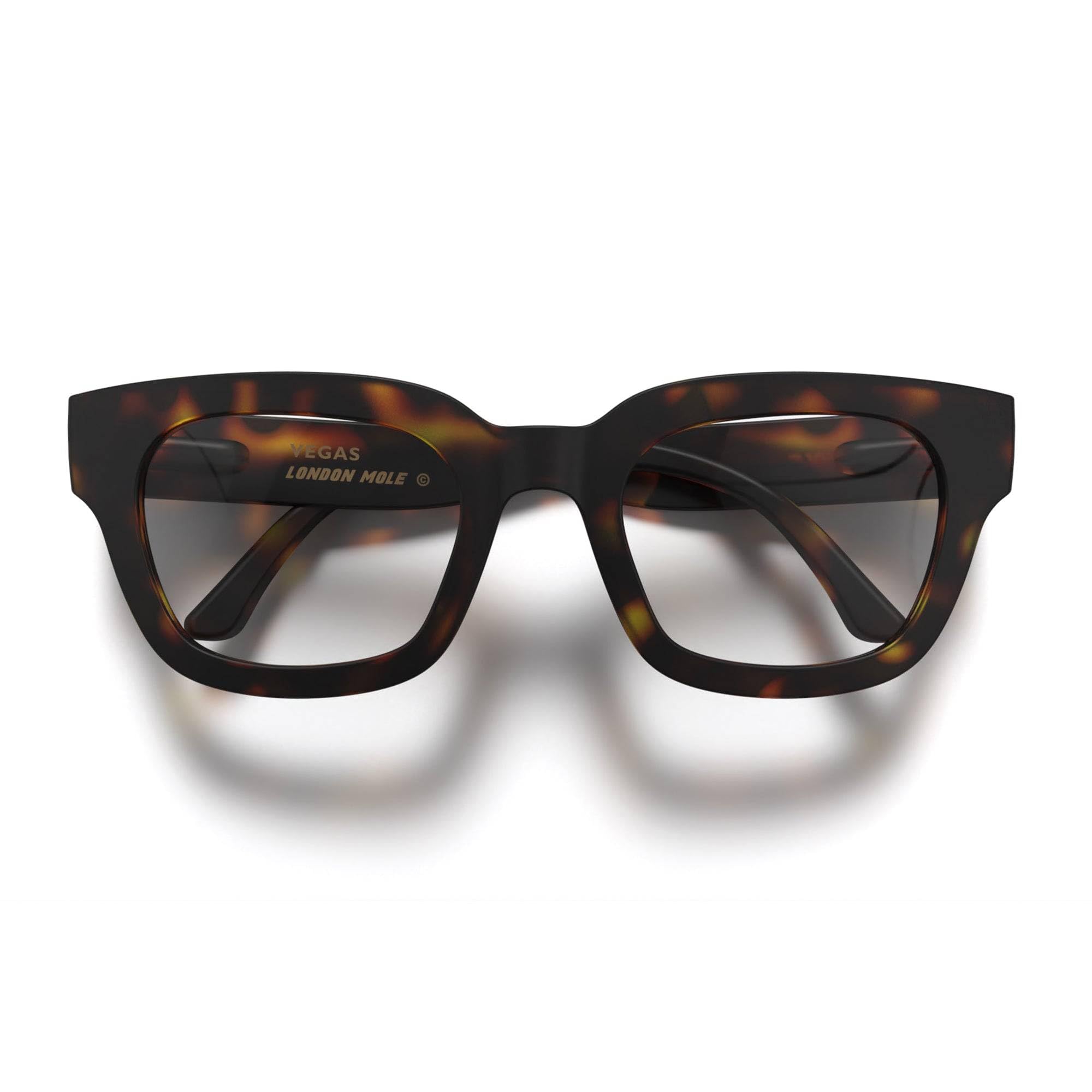 LONDON MOLE® Vegas Reading Glasses | Oversized square/rectangular/trapezoidal readers | Unisex