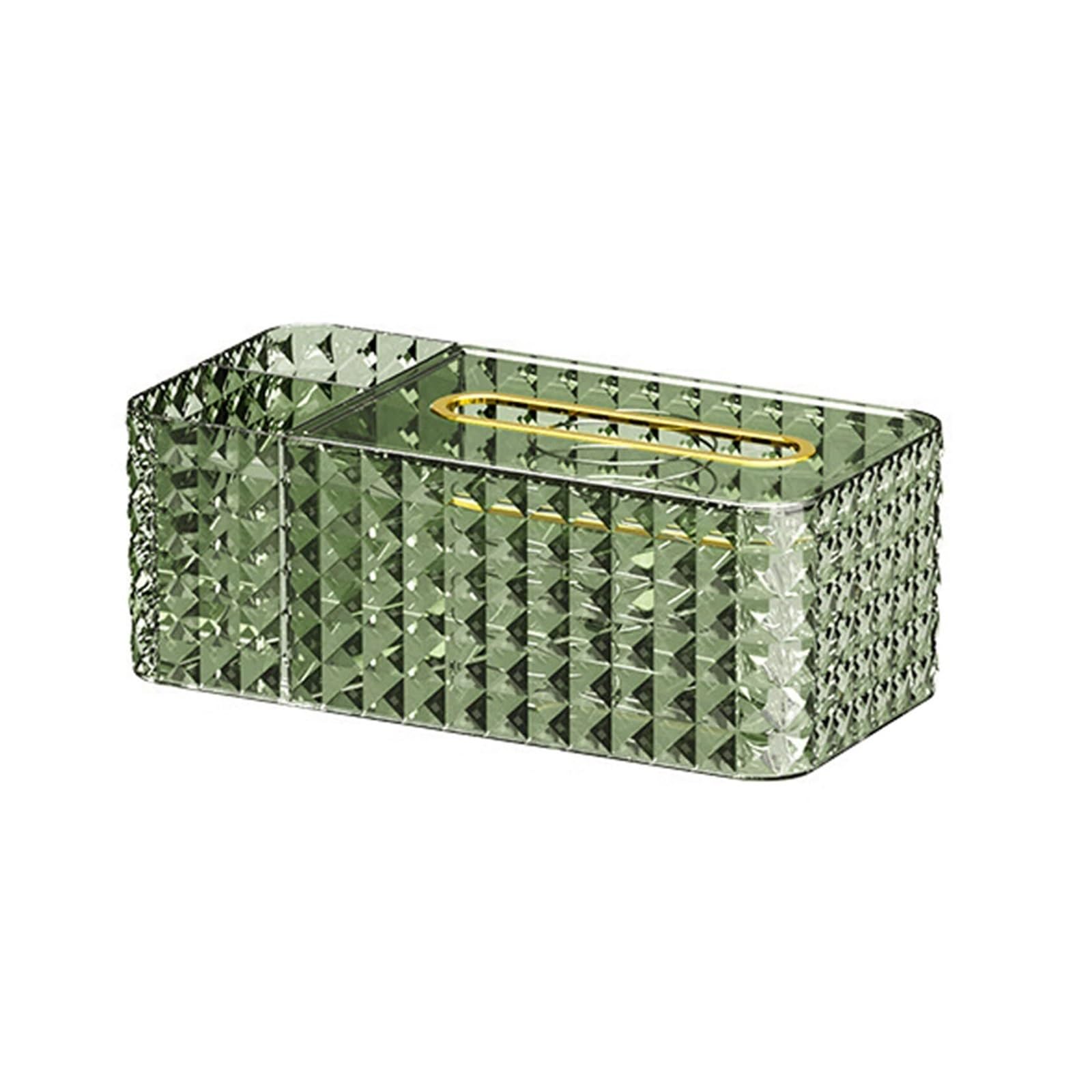 Boîte à mouchoirs verte anti-humidité pour protéger vos mouchoirs faciaux