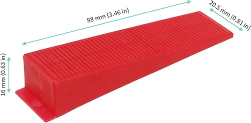 Miniatura 2 de FUNSUEI 600 cuñas de nivelación de azulejos, cuñas reutilizables, sistema de nivelación de bricolaje para instalación de azulejos y piedras, se