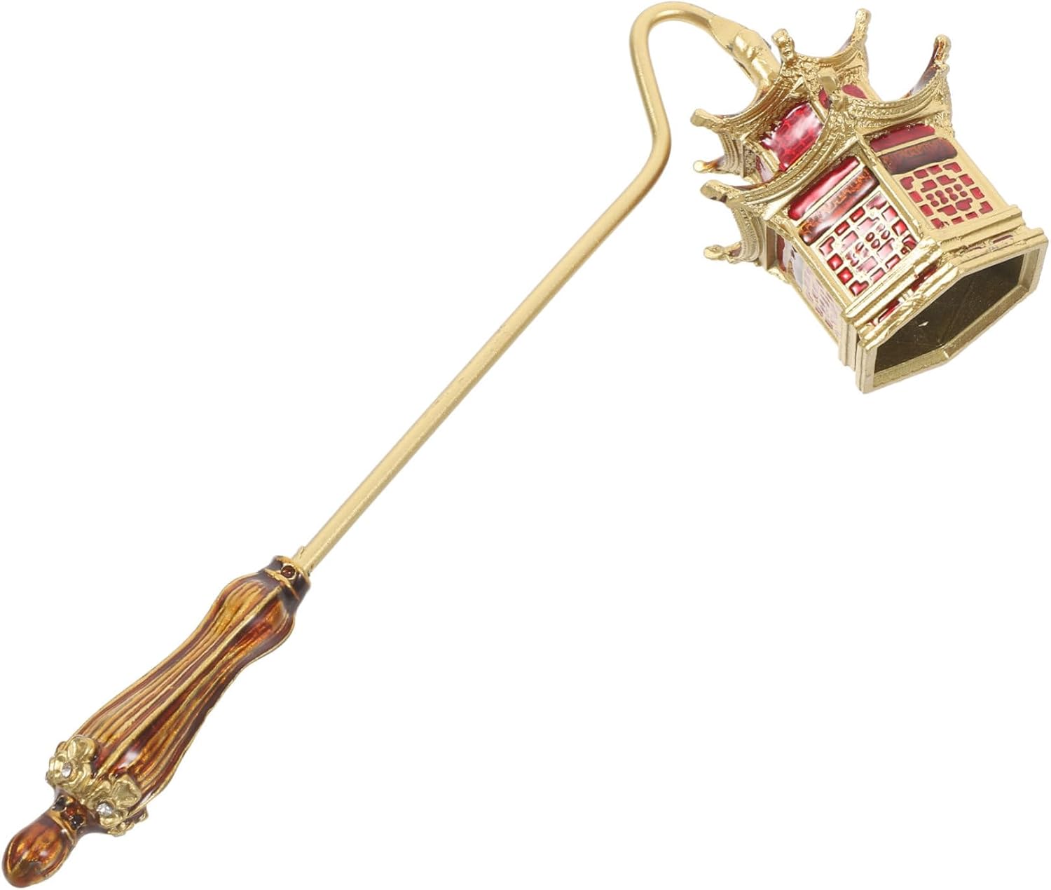SOLUSTRE Candle Snuffer Nonslip Handle Vintage Wick Extinguisher for Scented and Jar Candles Safe for Home Decor