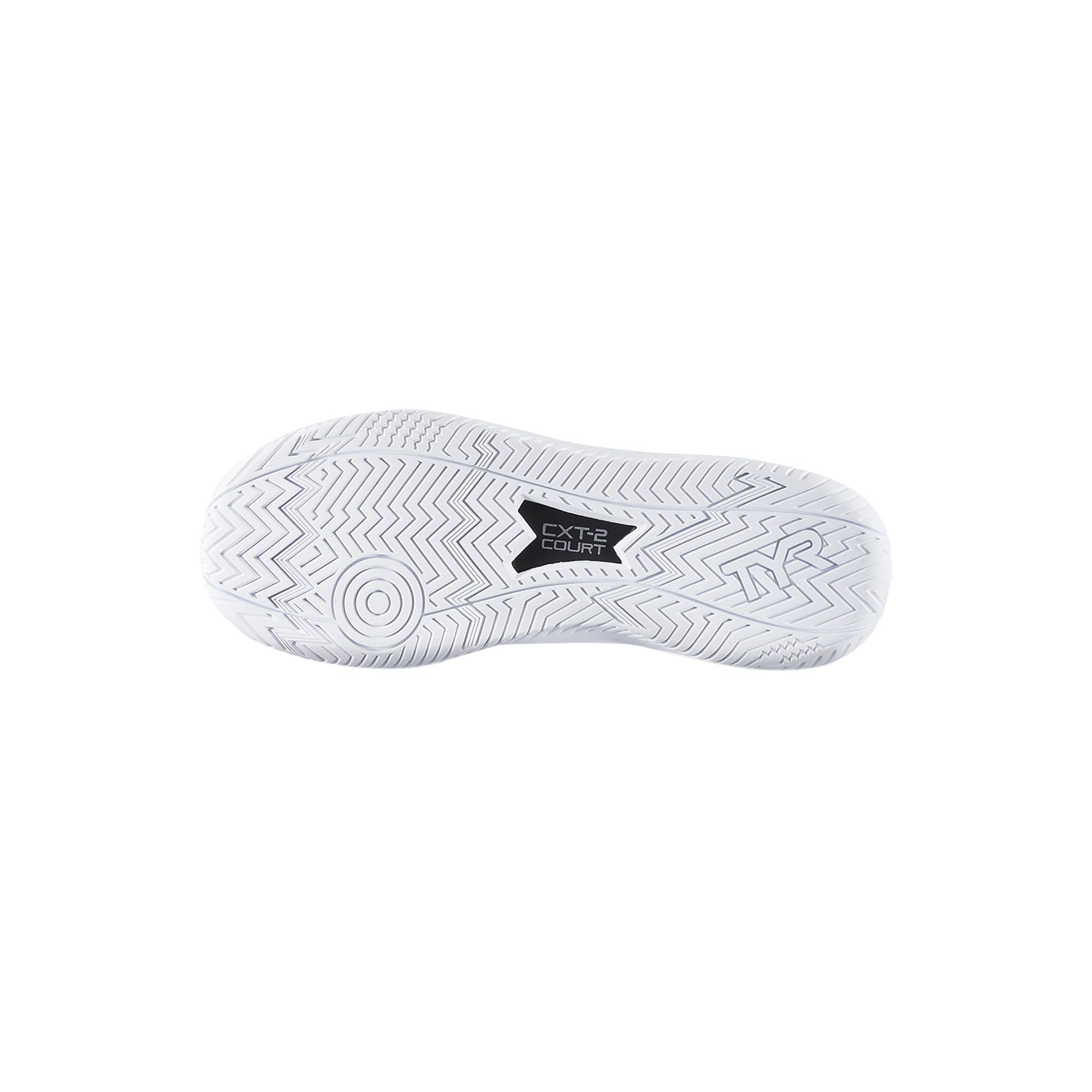 TYR Męskie buty treningowe CXT-2 Court Trainer – wspierające buty treningowe z amortyzowaną stabilnością, białe, 40 EU