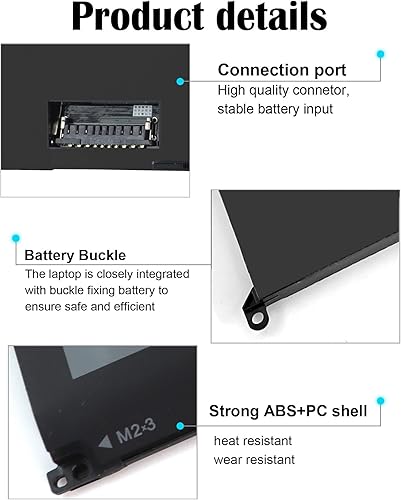 Miniatura 3 de Batería para portátil E7440 34GKR compatible con Dell Latitude E7420 E7450 7440 7450 E225846, 3RNFD PFXCR F38HT G0G2M T19VW 5K1GW 909H5 0909H5 G95J5