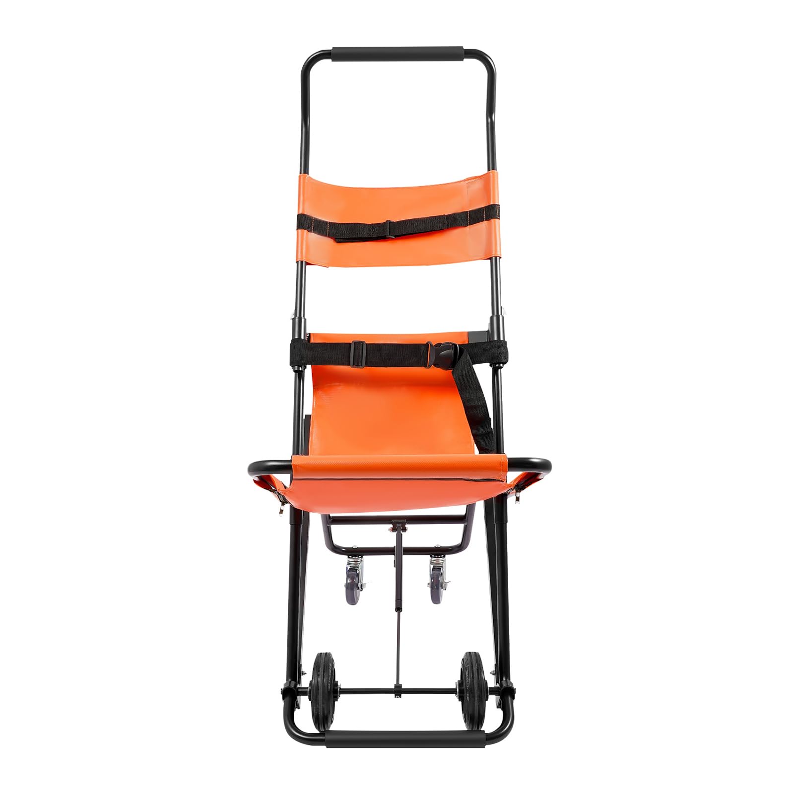 Silla de escalera de transporte manual, silla de escalera portátil naranja