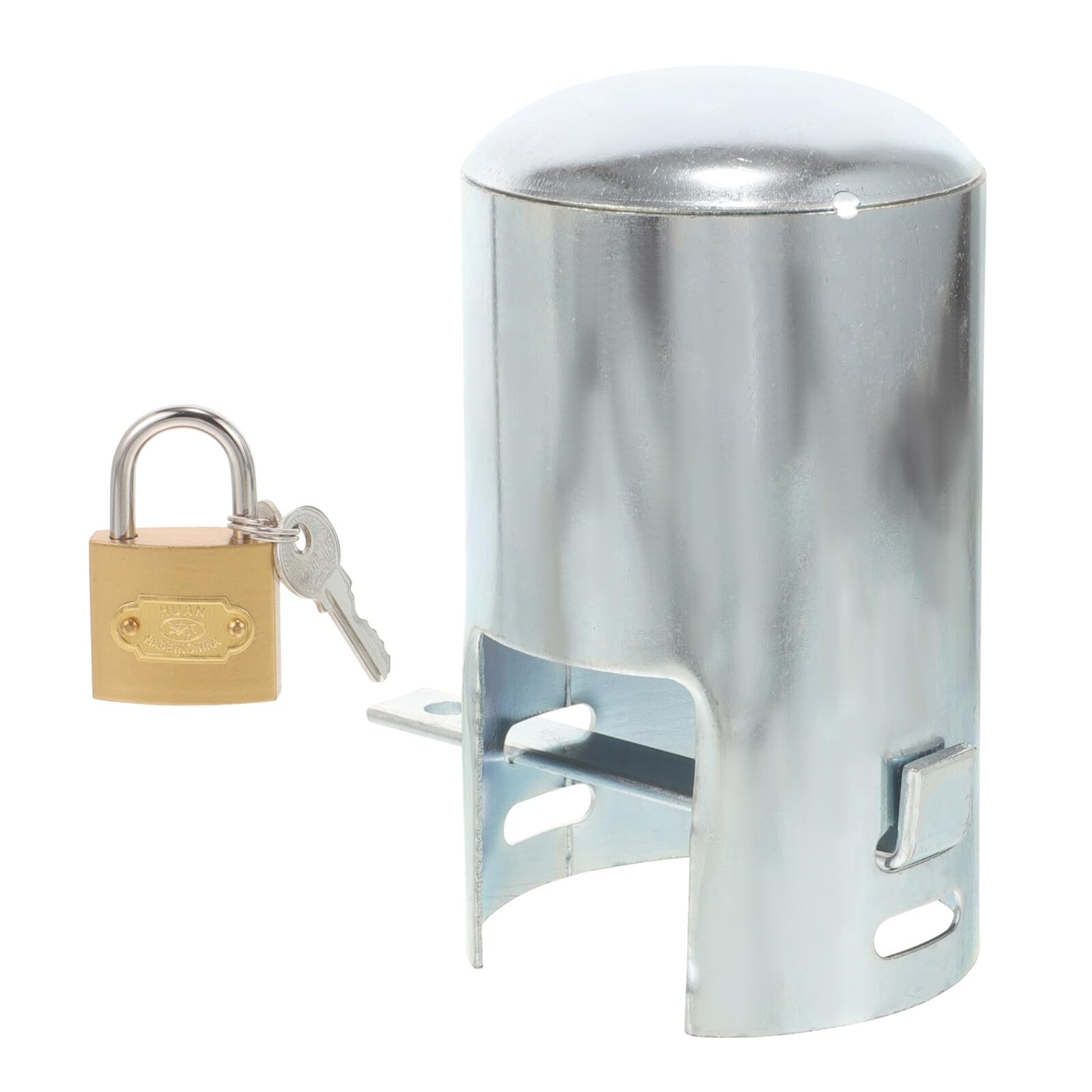 Protection robinet extérieur fer avec serrure OUNONA cache anti gel