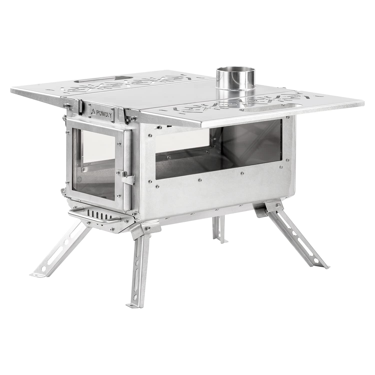 Amazon.com: Oroqen Mini 3 Stainless Steel Stove | Portable Stove for Hot  Tent Camping | POMOLY 2023 : Sports u0026 Outdoors
