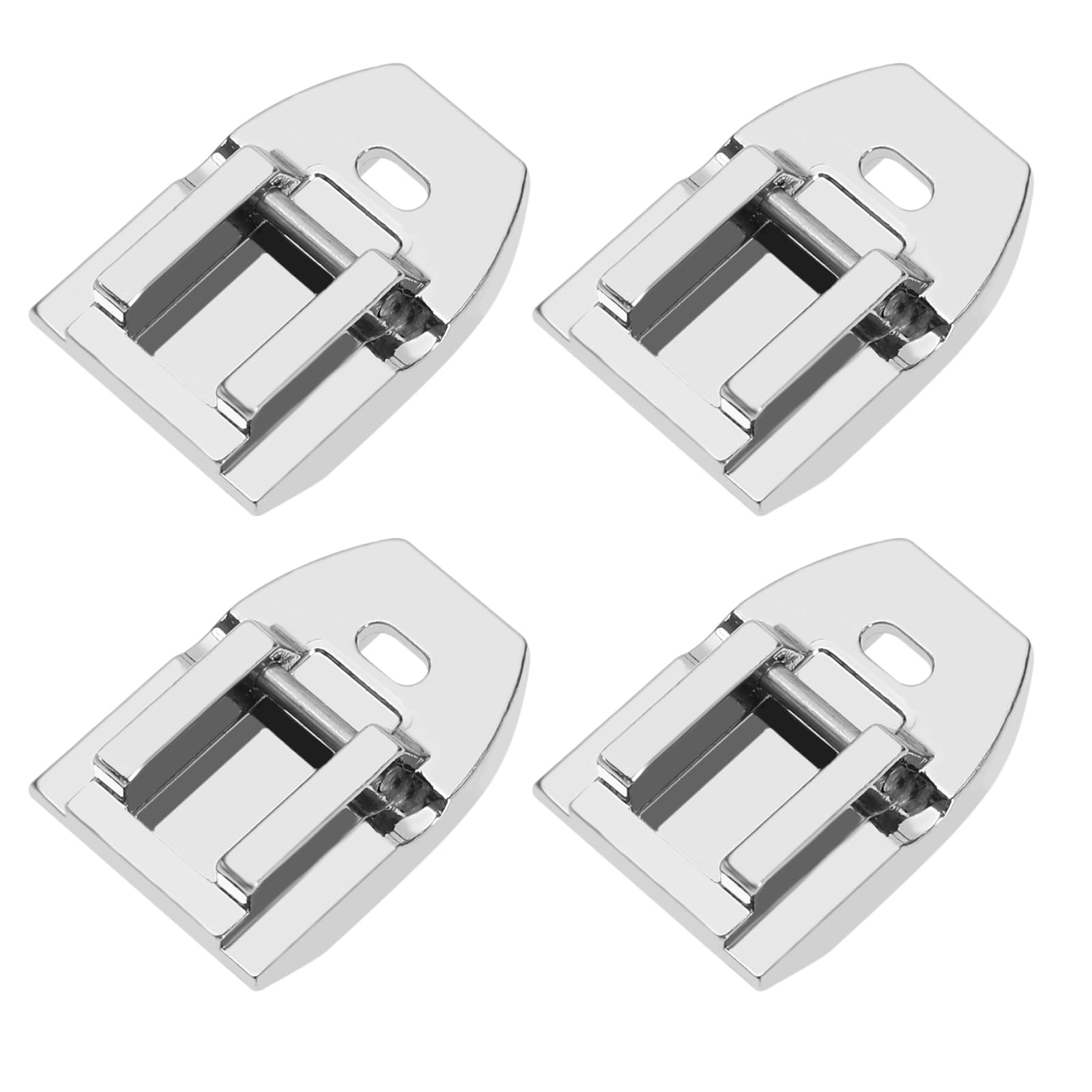 The Lord of the Tools 4Pcs Zipper Foot Replacement Compatible with Singer Compatible with Brother Compatible with Babylock Sewing Machine Presser Feet 23x16mm