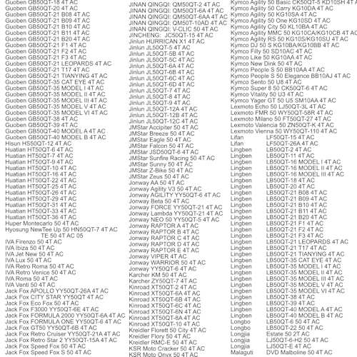 Area1 Ersatz Kickstarter für 50ccm China 4-Takt Motorroller wie z.B. GY6 139QMB/QMA AGM Nova Alpha-Motors Direct-Bikes Dafier ATU Explorer Flex-Tech GT Union Guoben Vanguard Yiying Hongzhou Lingtian