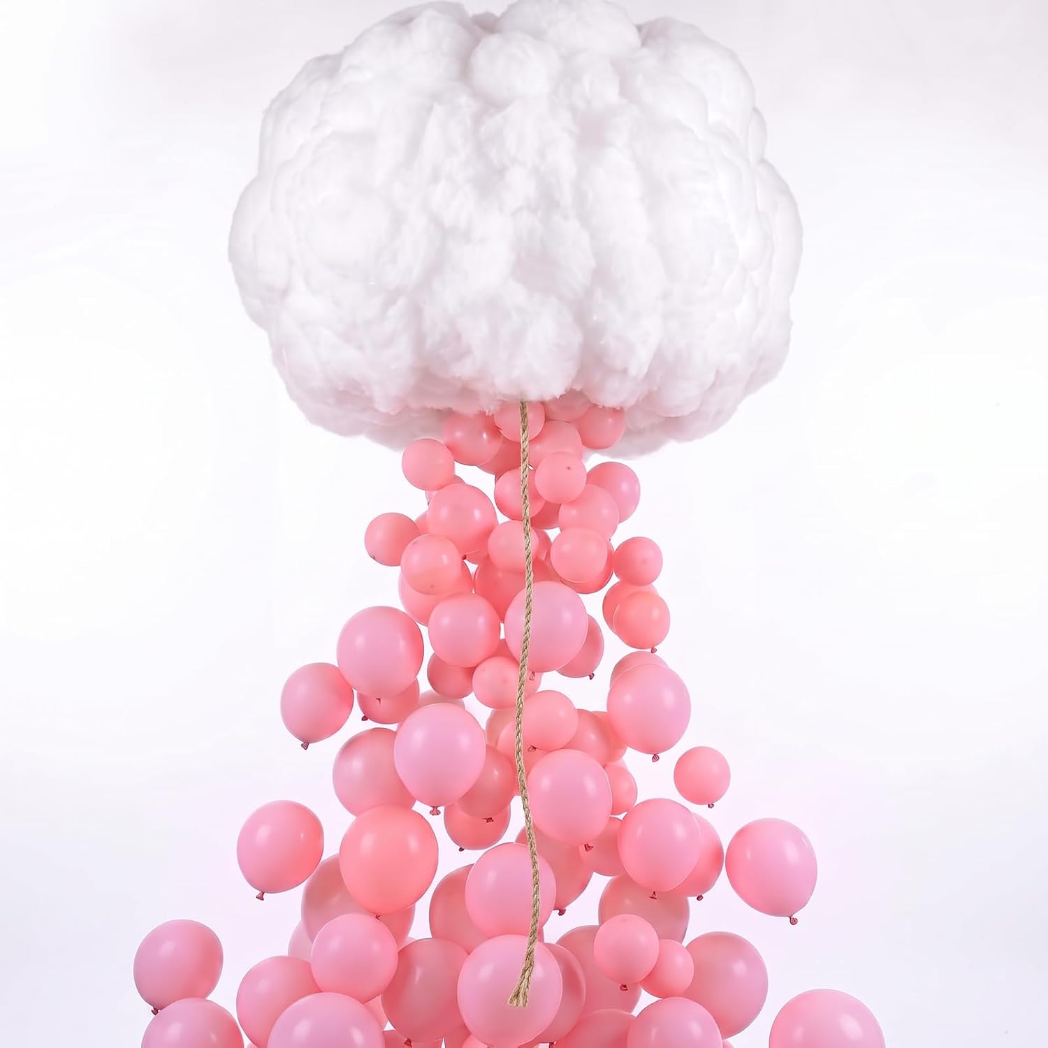 Cloud Gender Reveal Balloon Drop Box, Baby Shower Hanging Ornament