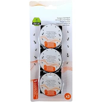 Ameisenk&ouml;derdose 3 St&uuml;ck &ndash; Ameisenk&ouml;der & sichere Ameisenfalle, Geruchslos, Sicher f&uuml;r Kinder & Haustiere, und ideal f&uuml;r K&uuml;ch