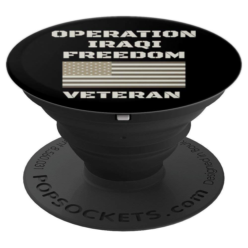 Operation Iraqi Freedom Veteran OIF Military Gift PopSockets PopGrip: Swappable Grip for Phones & Tablets