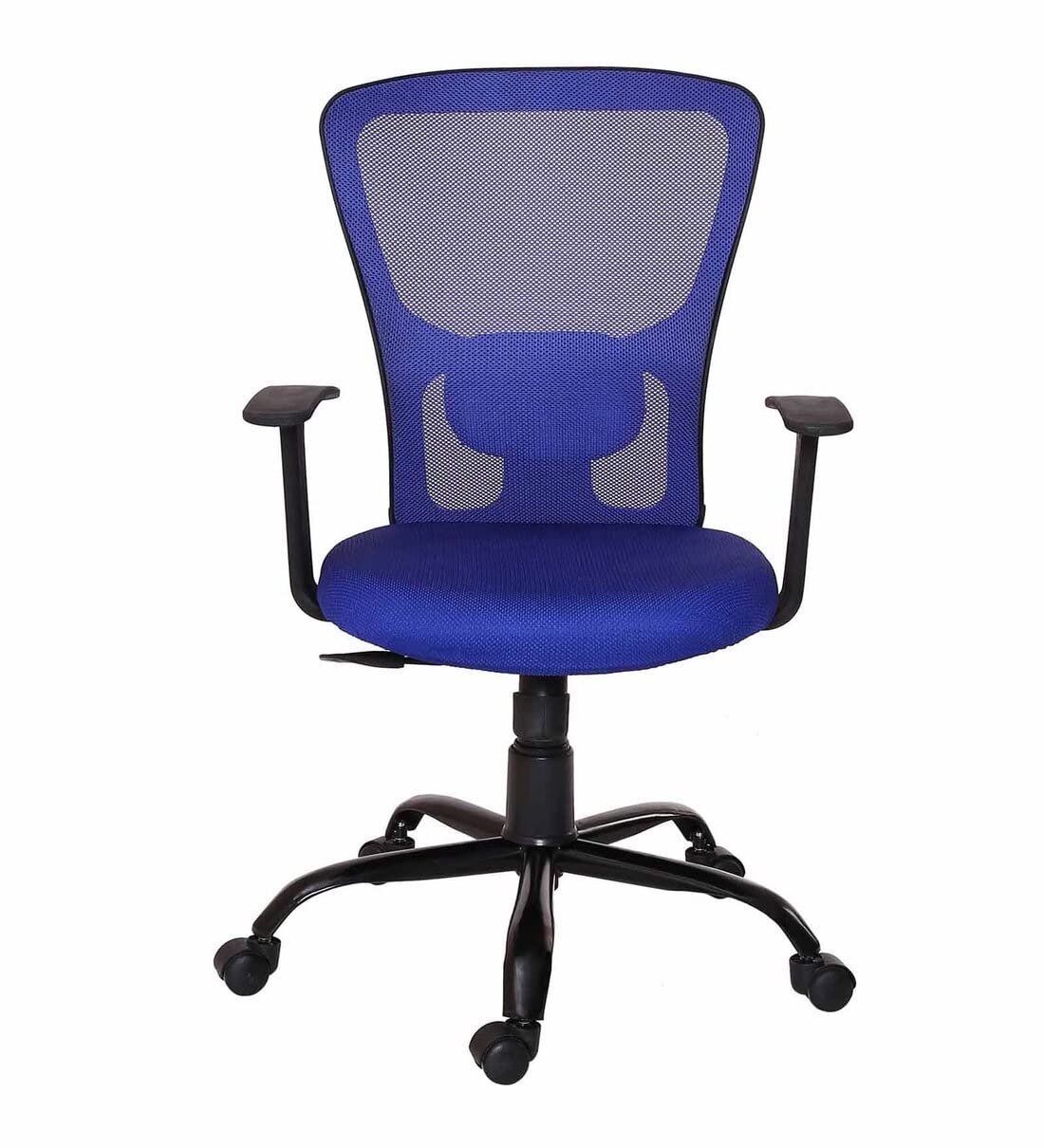 HIDENCHIC Ergonomic Office Chair with Fixed Armrest 360 Degree Swivel ...