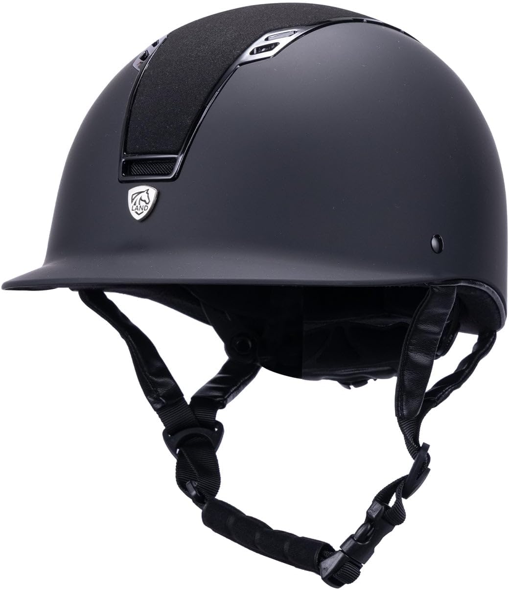 Land Helmets Stella Equestrian Helmet - ASTM/SEI F1163-23 & EN 1384 Certified Horse Riding Helmet - Comfortable, Lightweight & Stylish