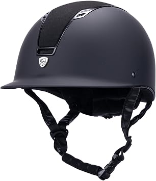 Land Helmets Stella Equestrian Helmet - ASTM/SEI F1163-23 & EN 1384 Certified Horse Riding Helmet - Comfortable, Lightweight & Stylish