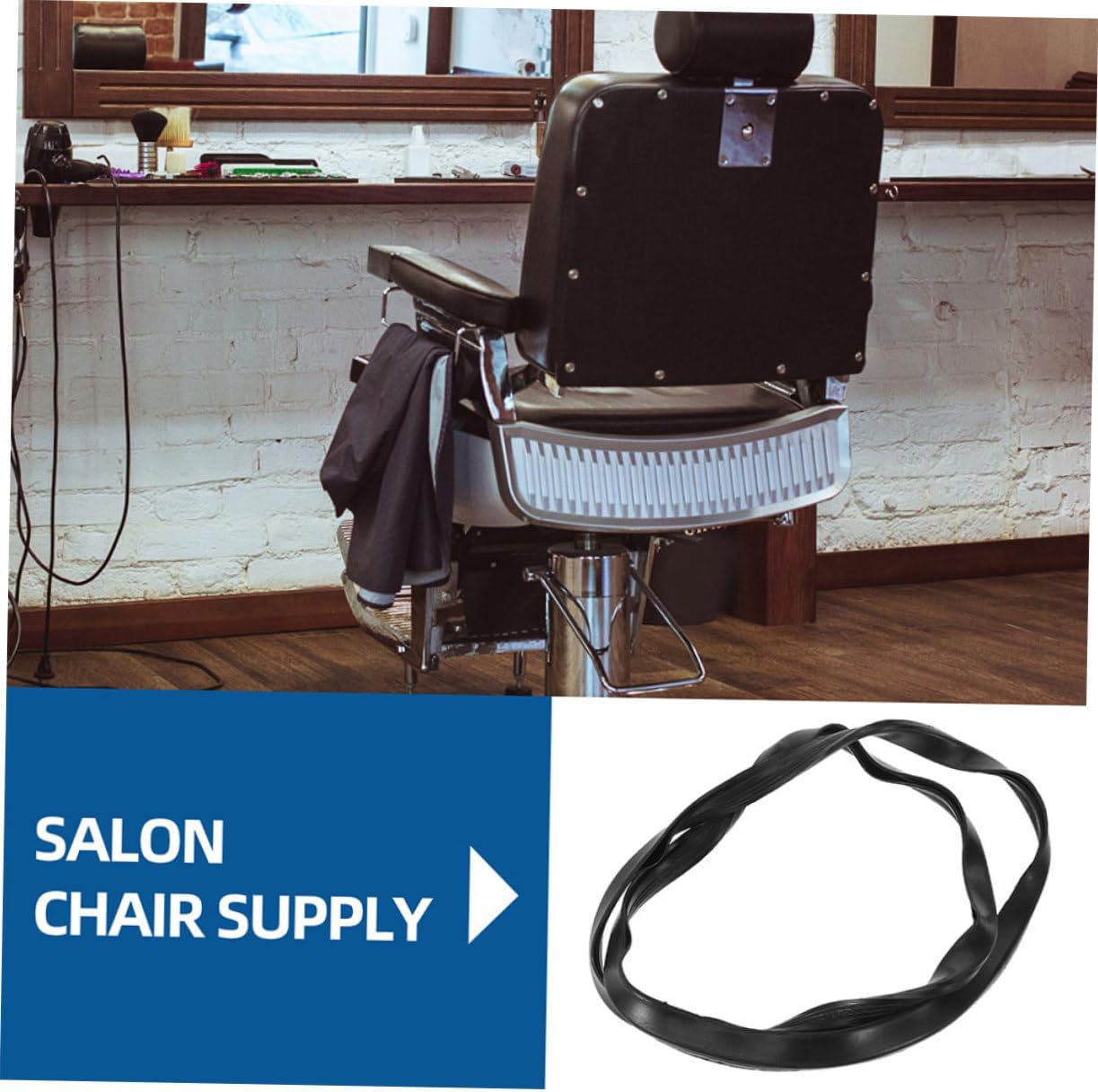 2pcs Salon Chair Rubber Ring Floor Protector for Barber Chairs