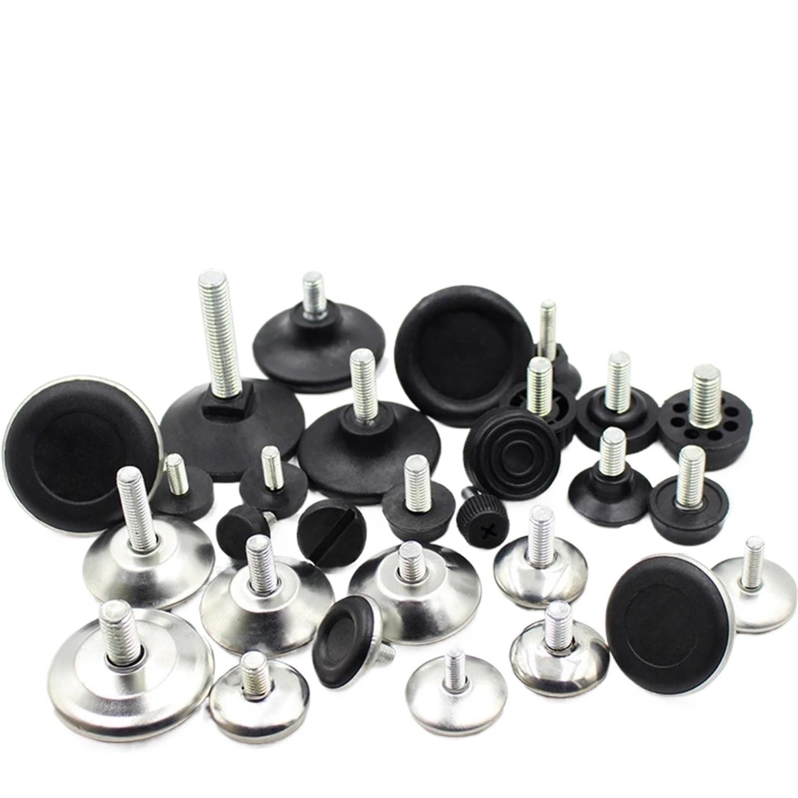 Patas de máquina niveladora M6 M8 con pie ajustable para muebles y maquinaria ligera, 12 uds A1