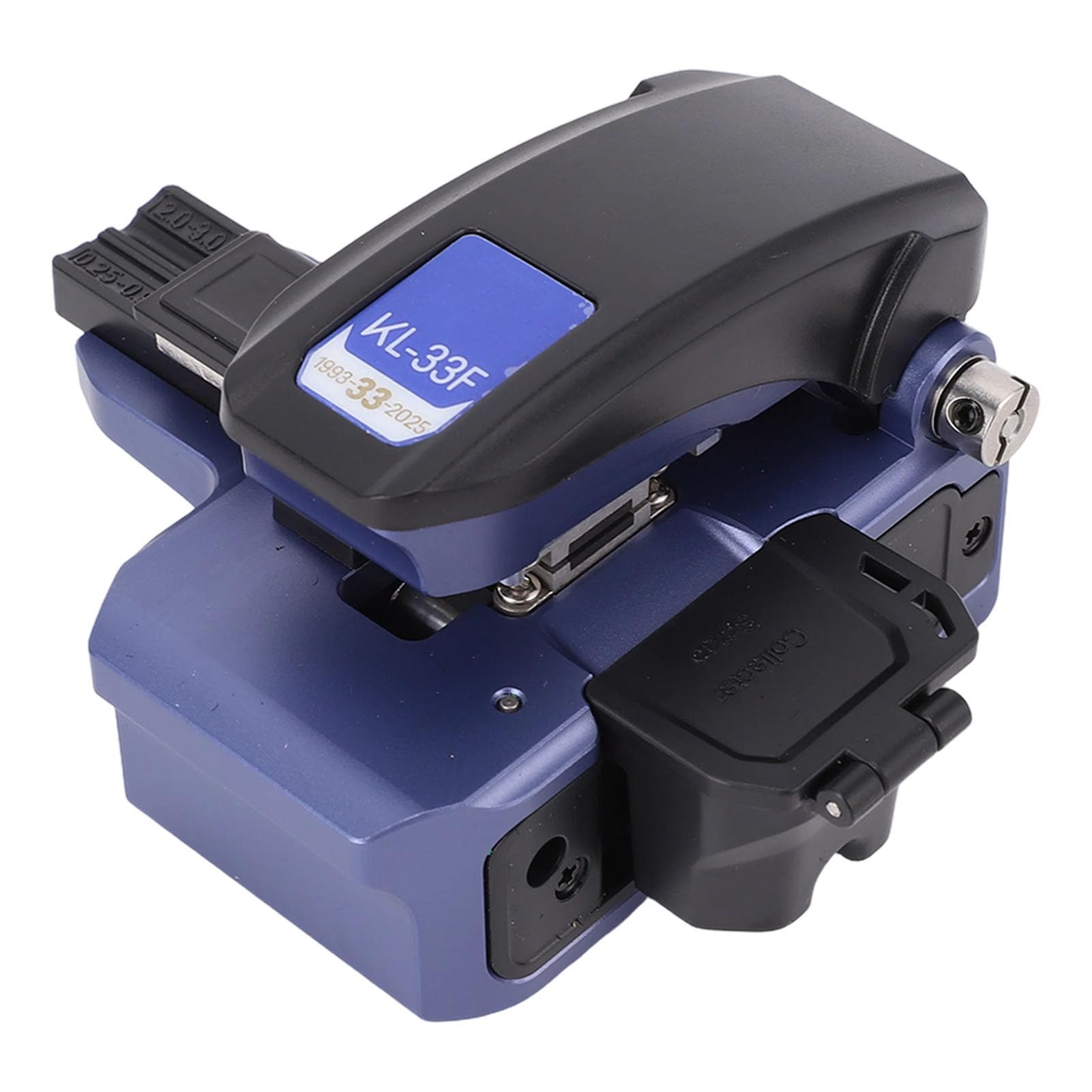 Fafeicy Couperet de Fibre Optique, Coupe-fibre Optique à Rétraction Entièrement Automatique et Précis avec Fixation 3 en 1 et capacité de 125 um pour une Utilisation sur le Terrain par